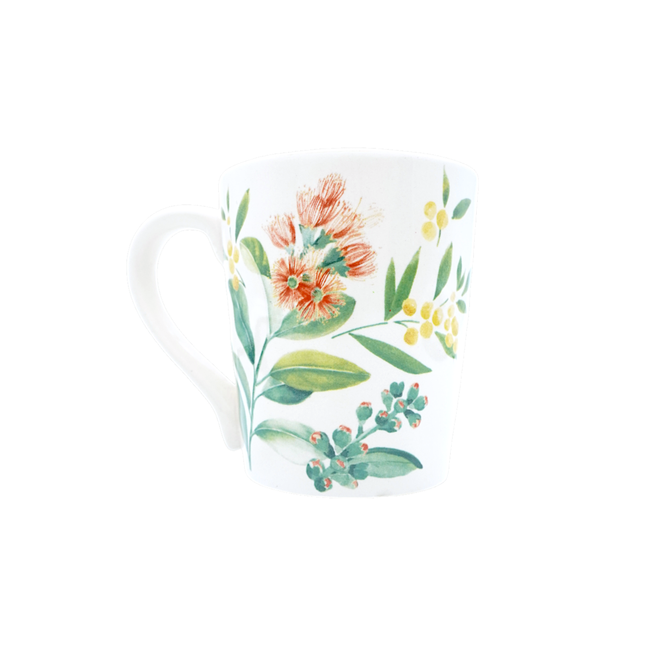 White flower cup