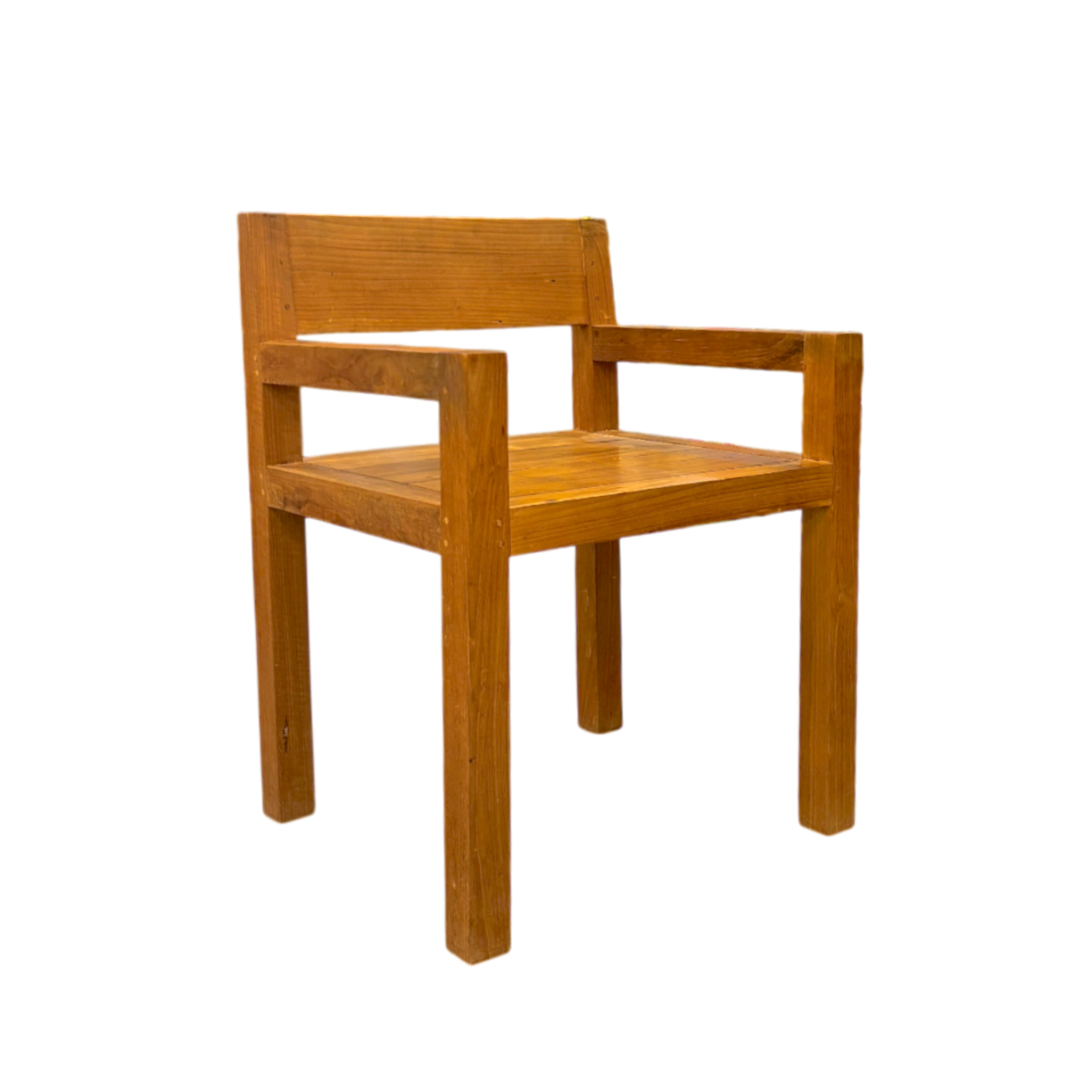 Wooden arm chair