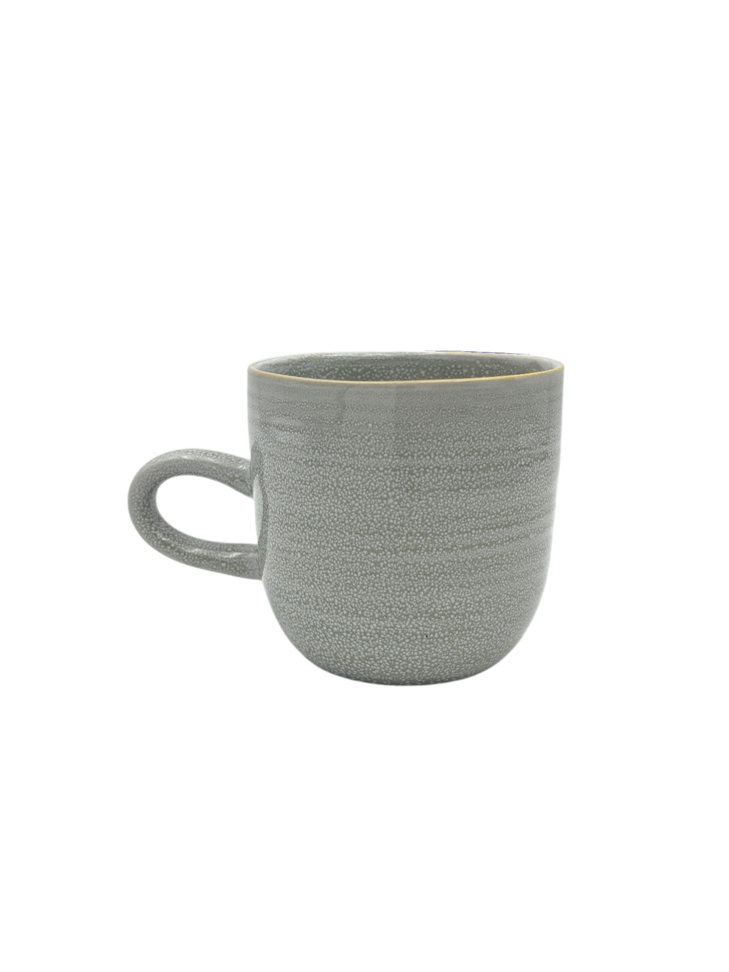 Grey ceramic cup