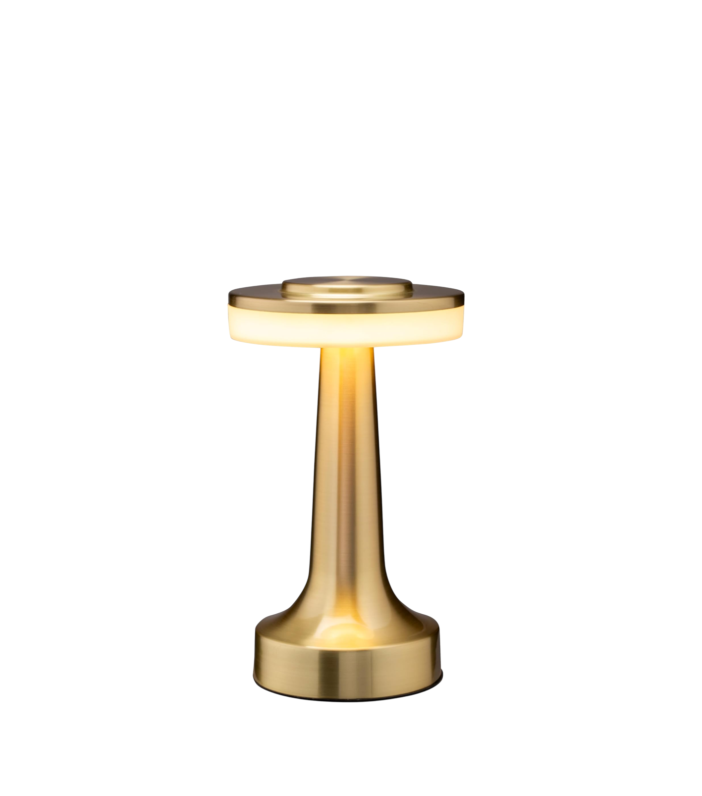 Cordless modern gold lamp