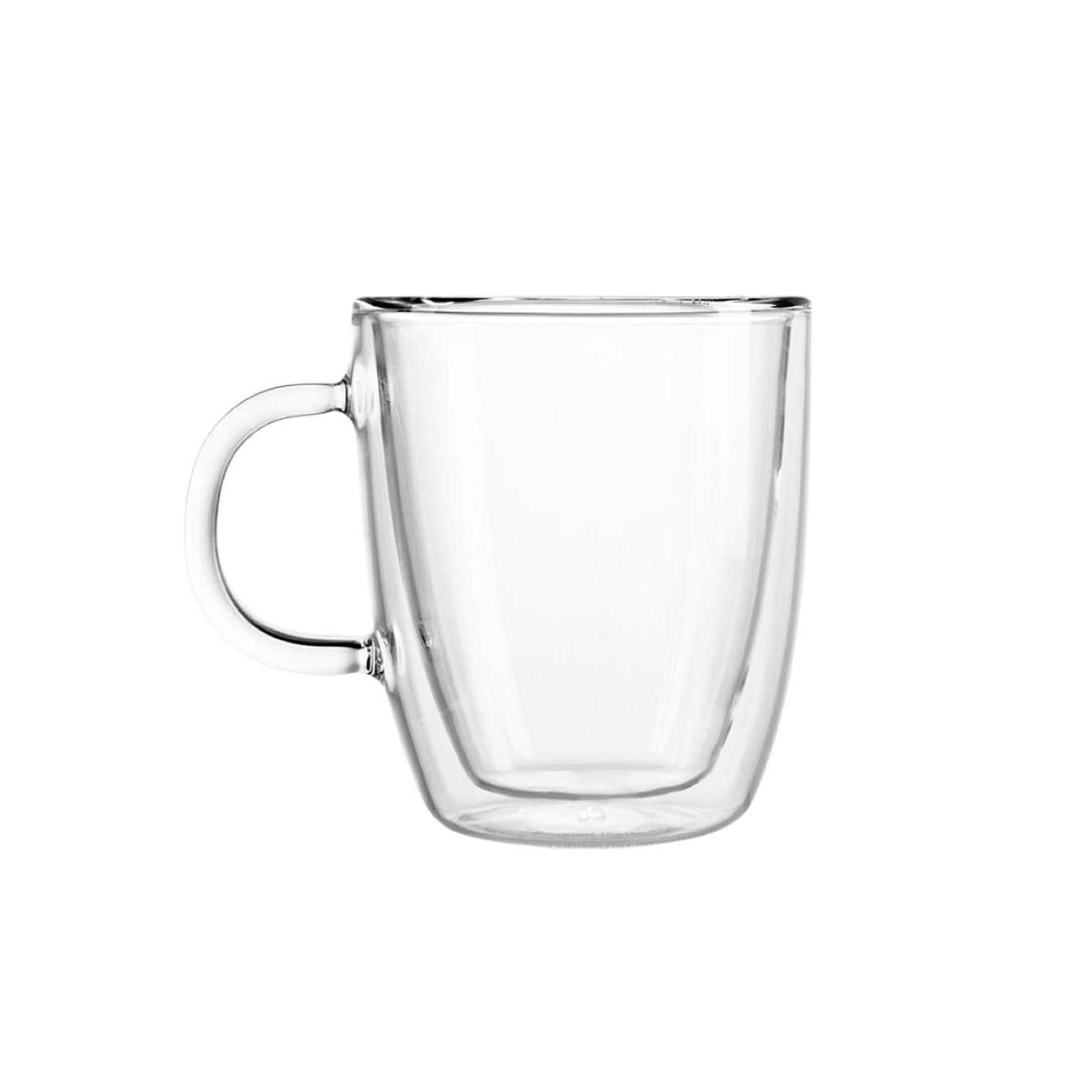 Transparent double walled cup