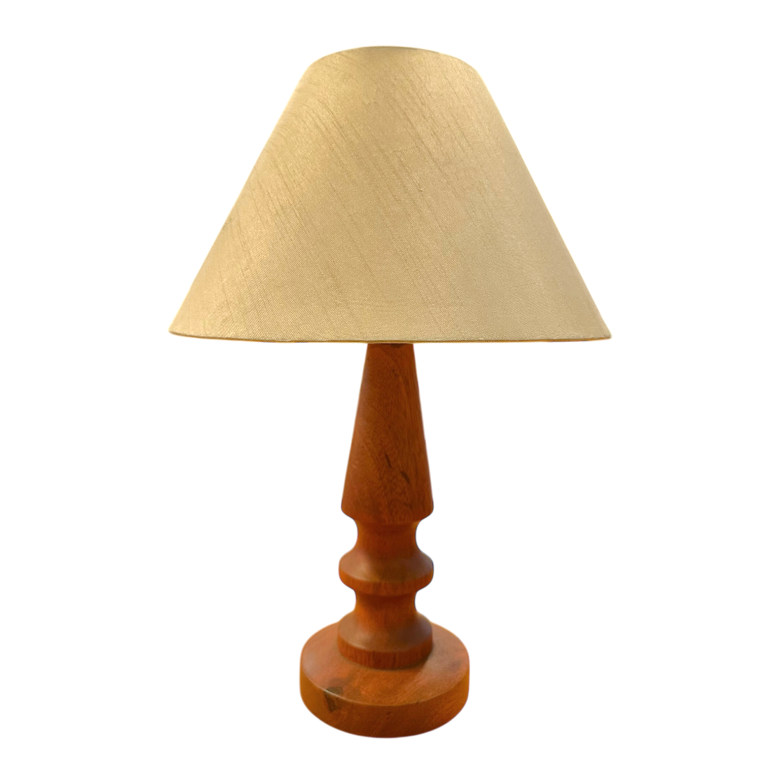 Wood base lamp