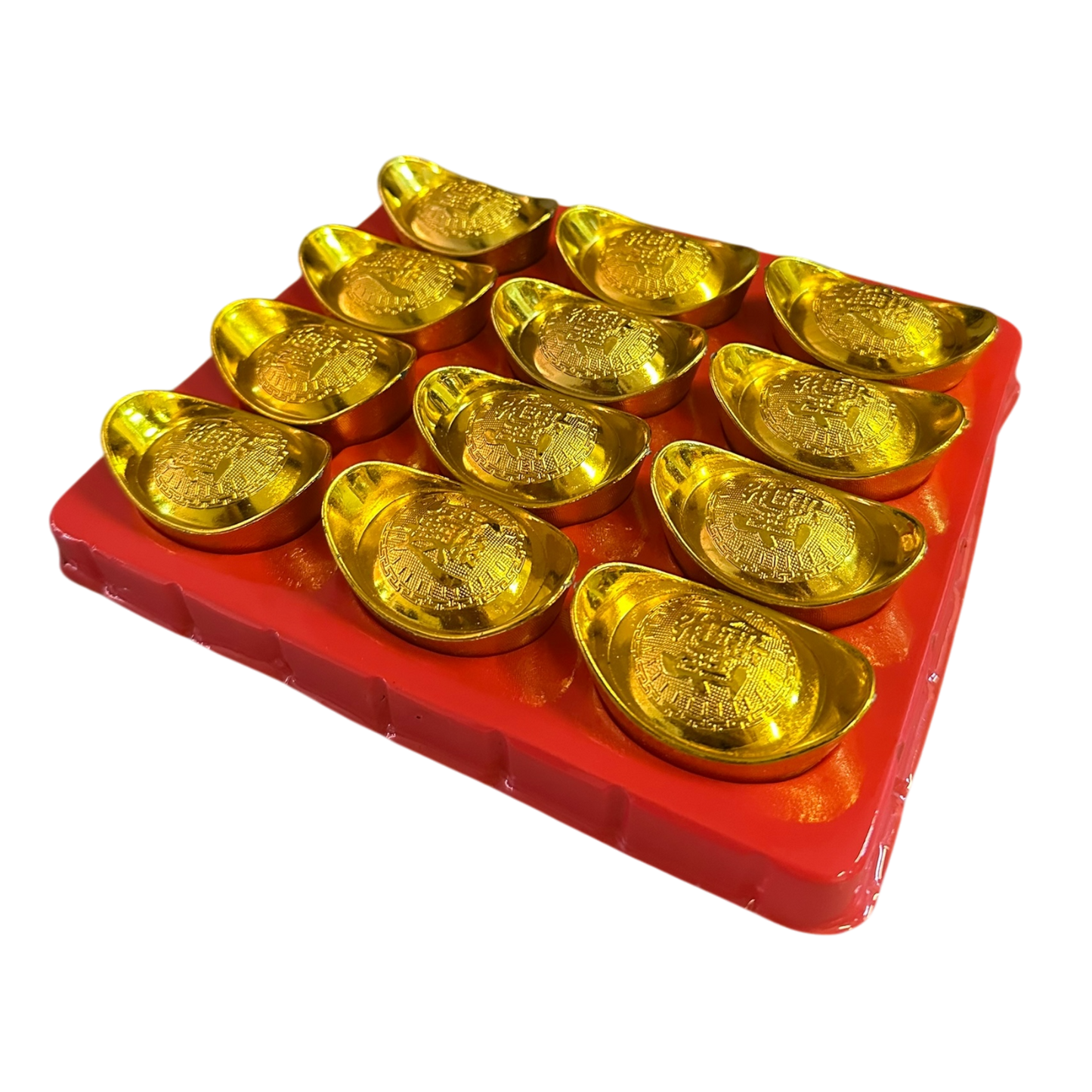 Set of 12 gold ingot