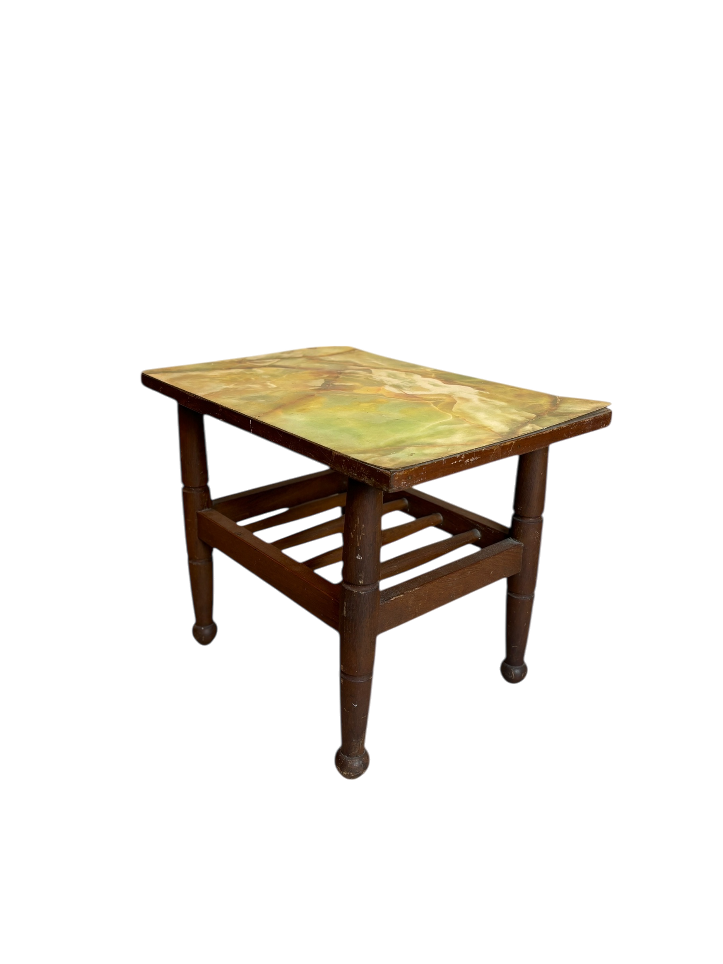 Marble top side table
