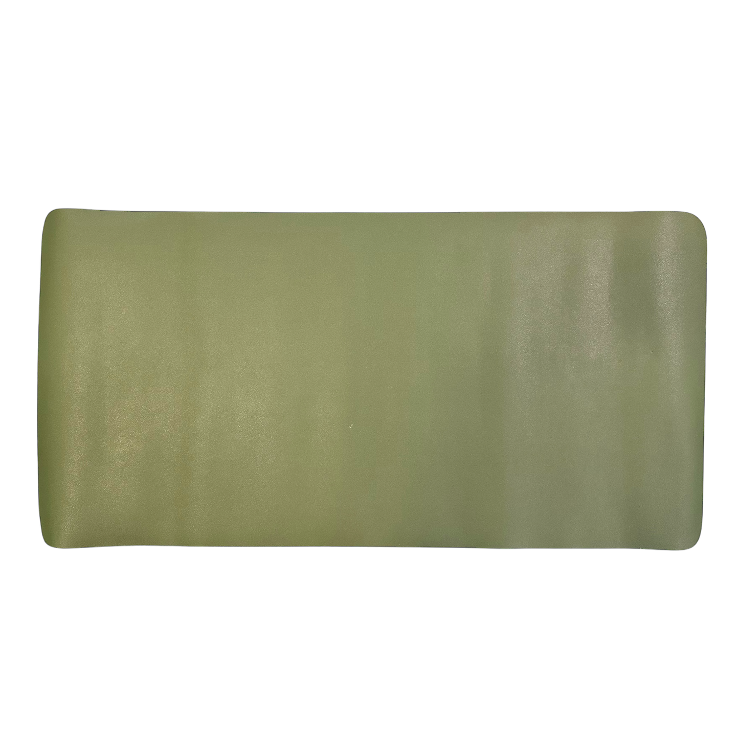 Green leather mat