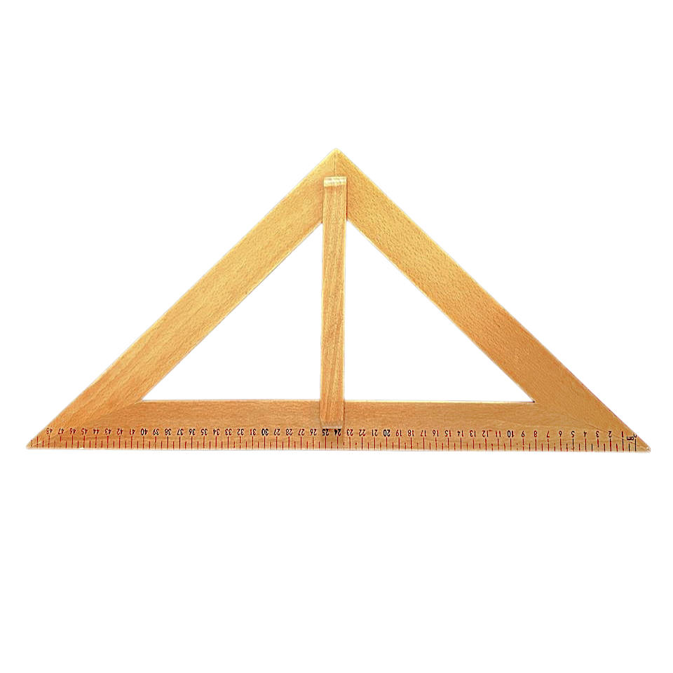 Large triangular ruler