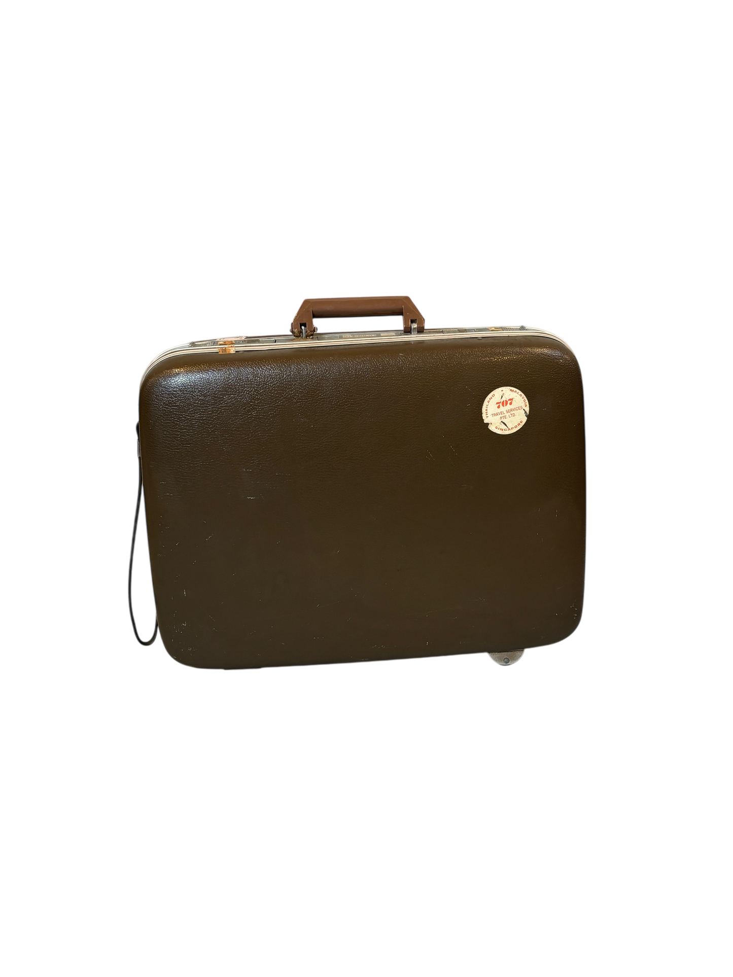 Brown vintage luggage