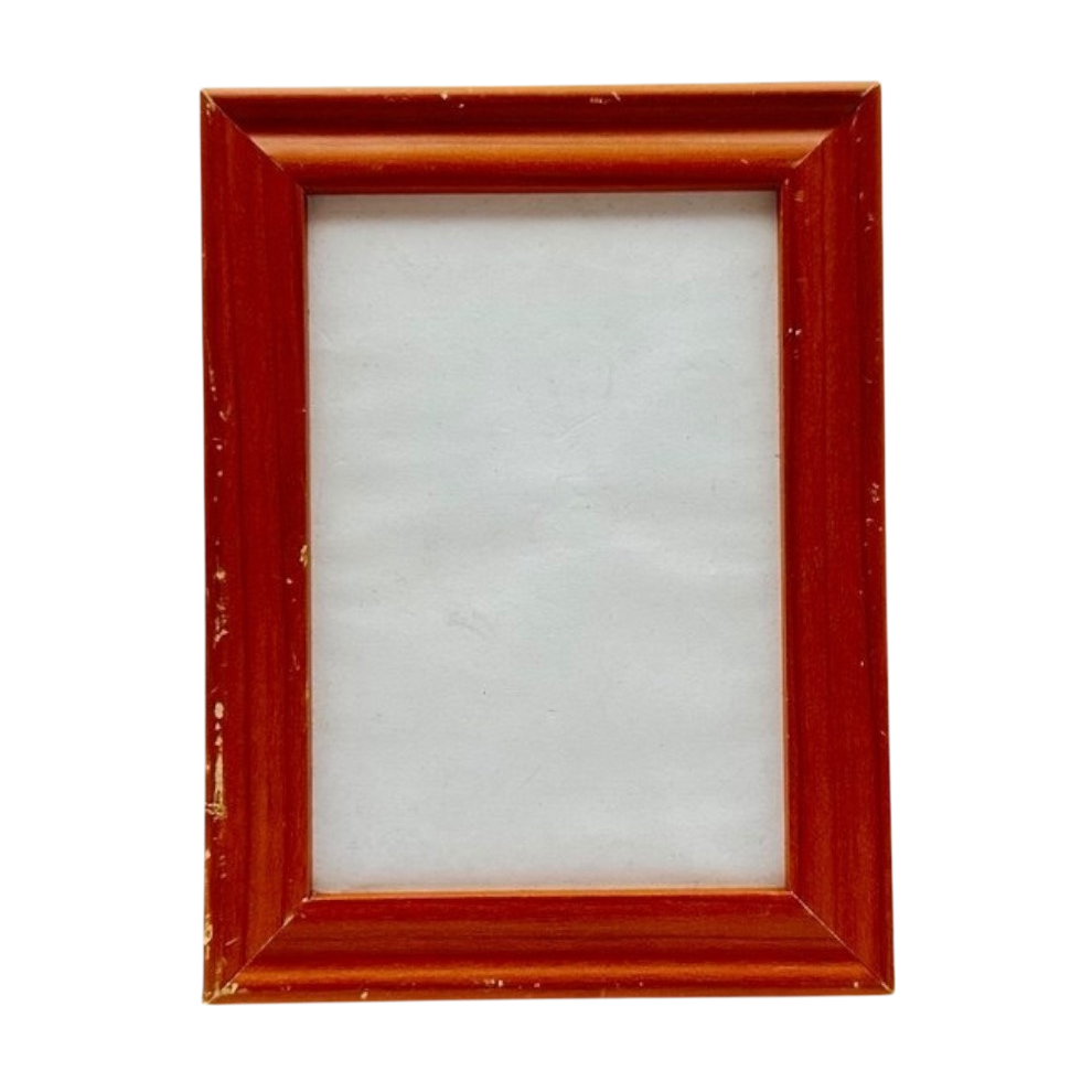 Mini brown wood frame