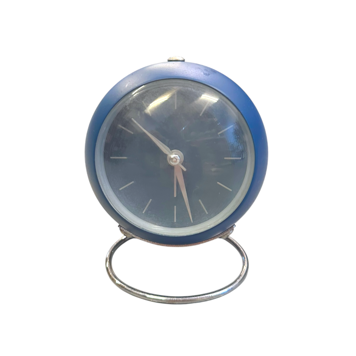 Navy blue table clock