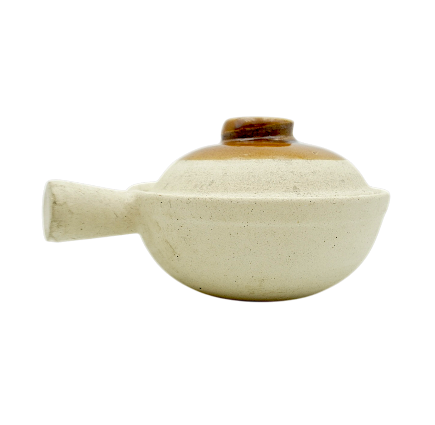 Claypot pot with handle