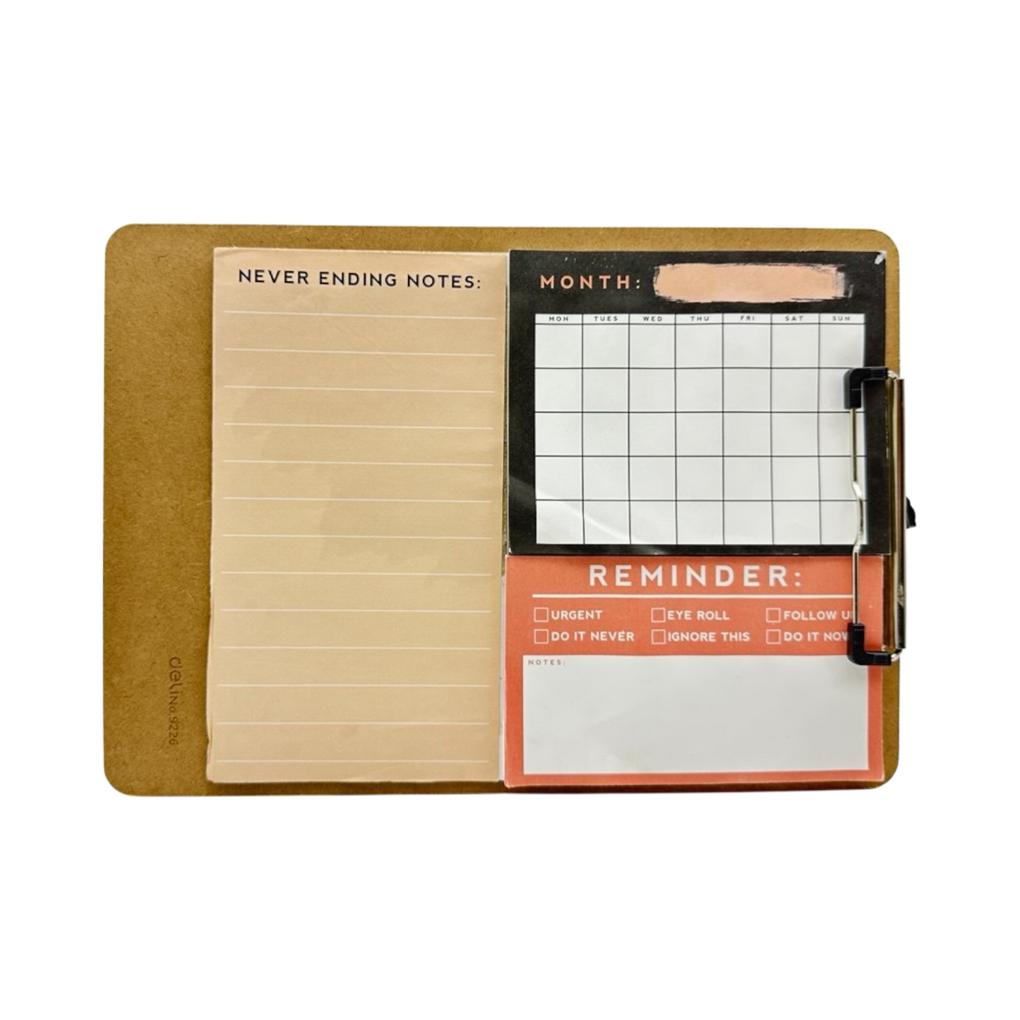 To do note and clipboard