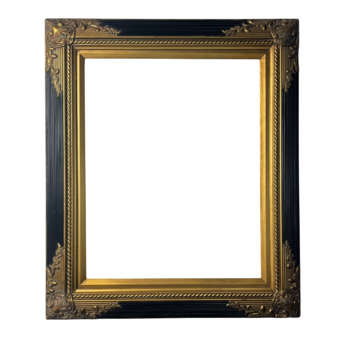 Gold and black frame