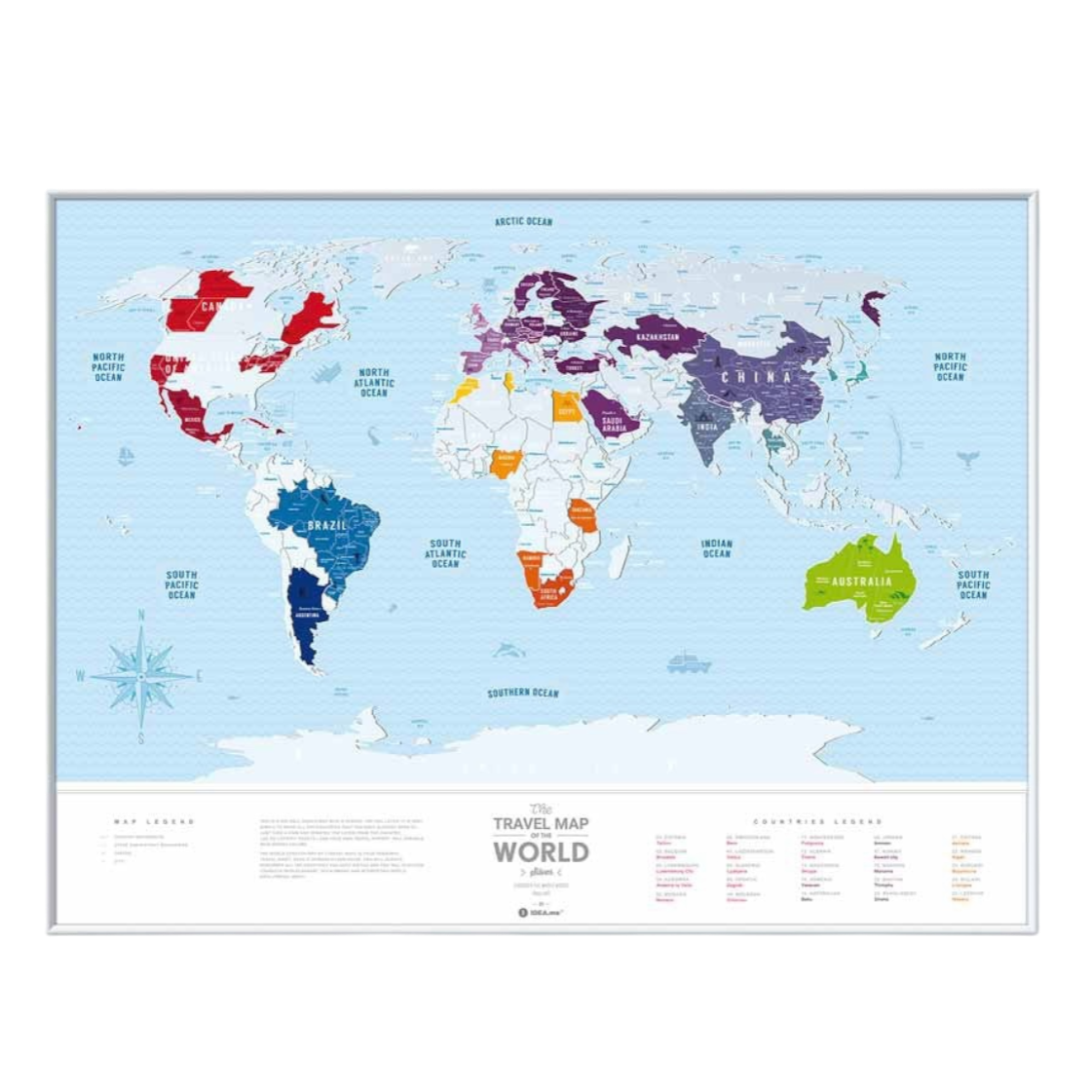 Me travel map