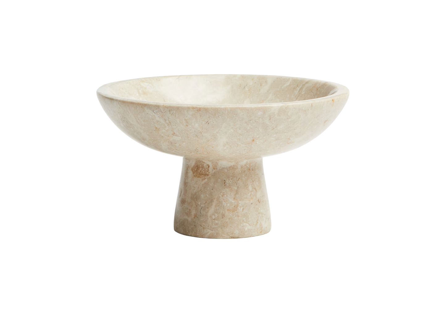 Marble pedestal bowl