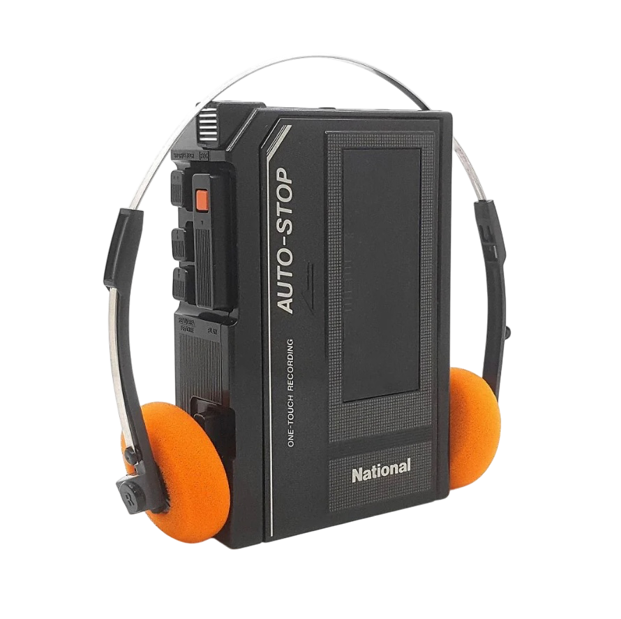 National Walkman RQ-342 Portable Cassette Player