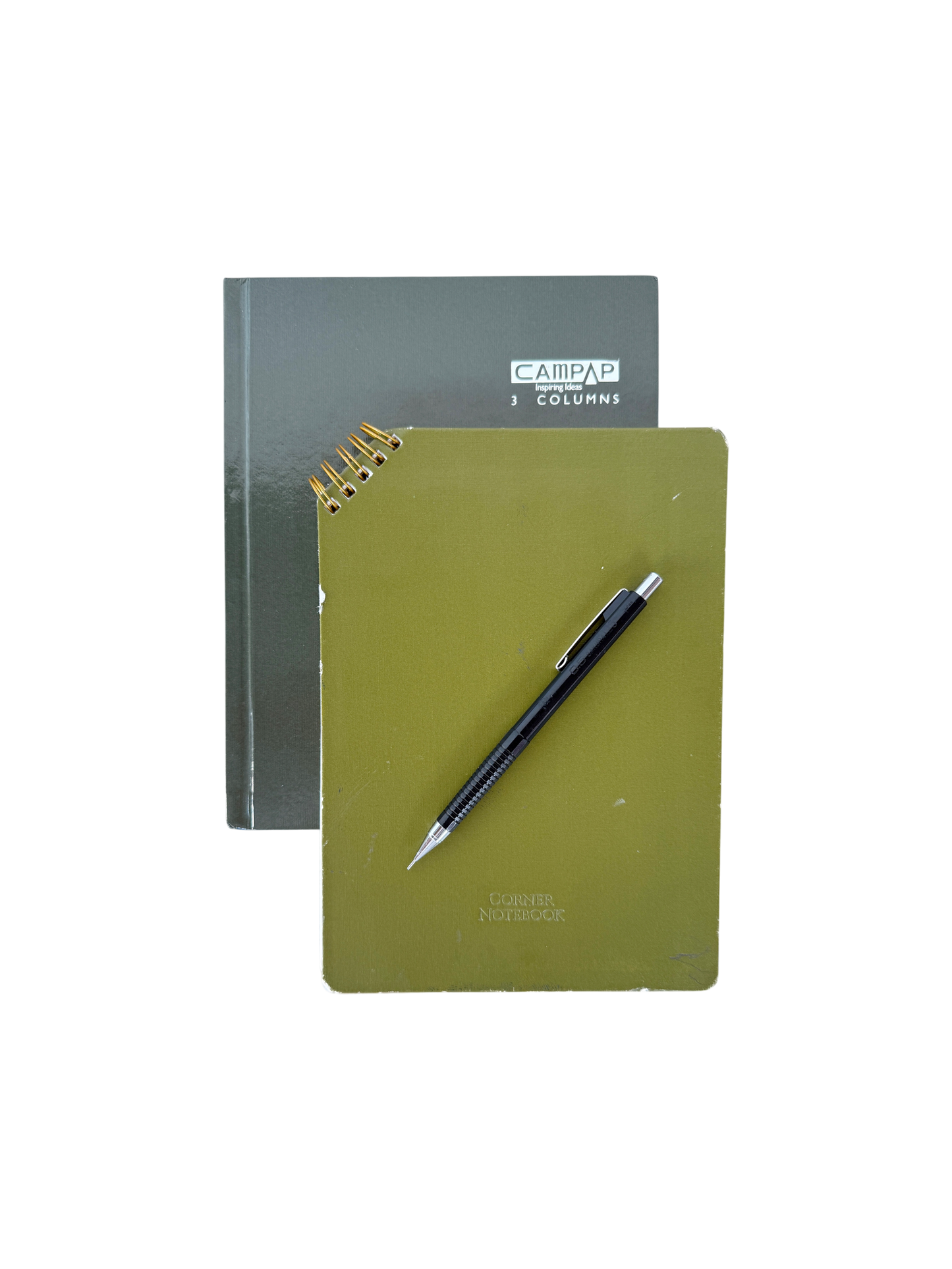 Green notebooks