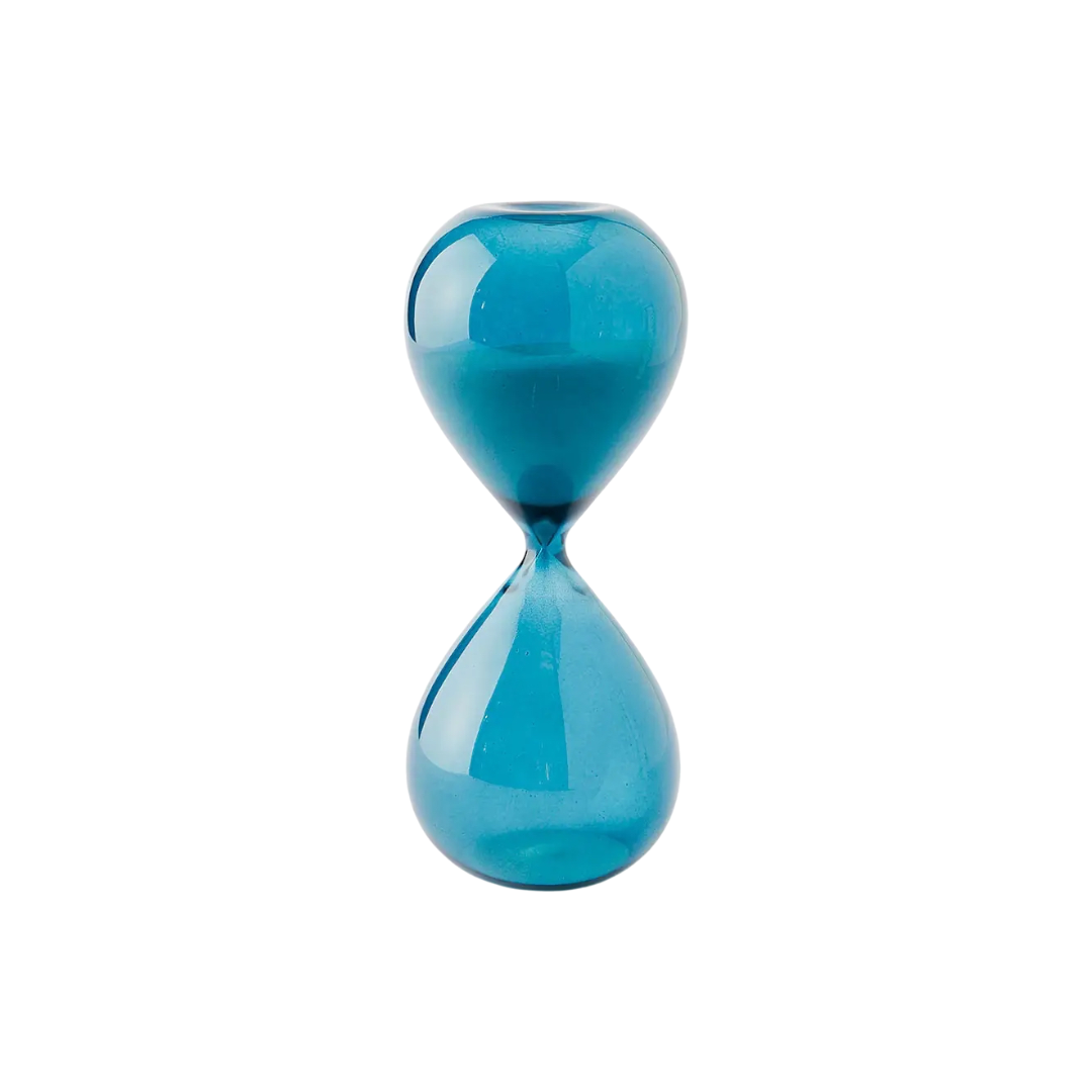 Blue hourglass
