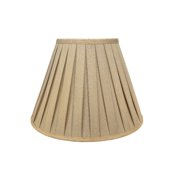 Cream cone lampshade
