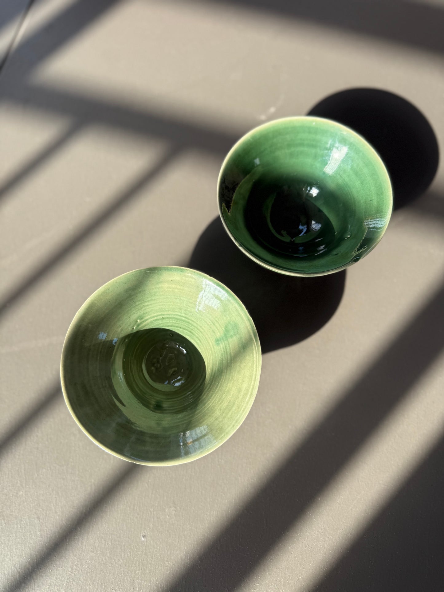 Mossy light green bowl