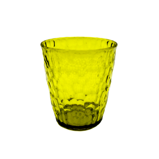 Green transparent cup