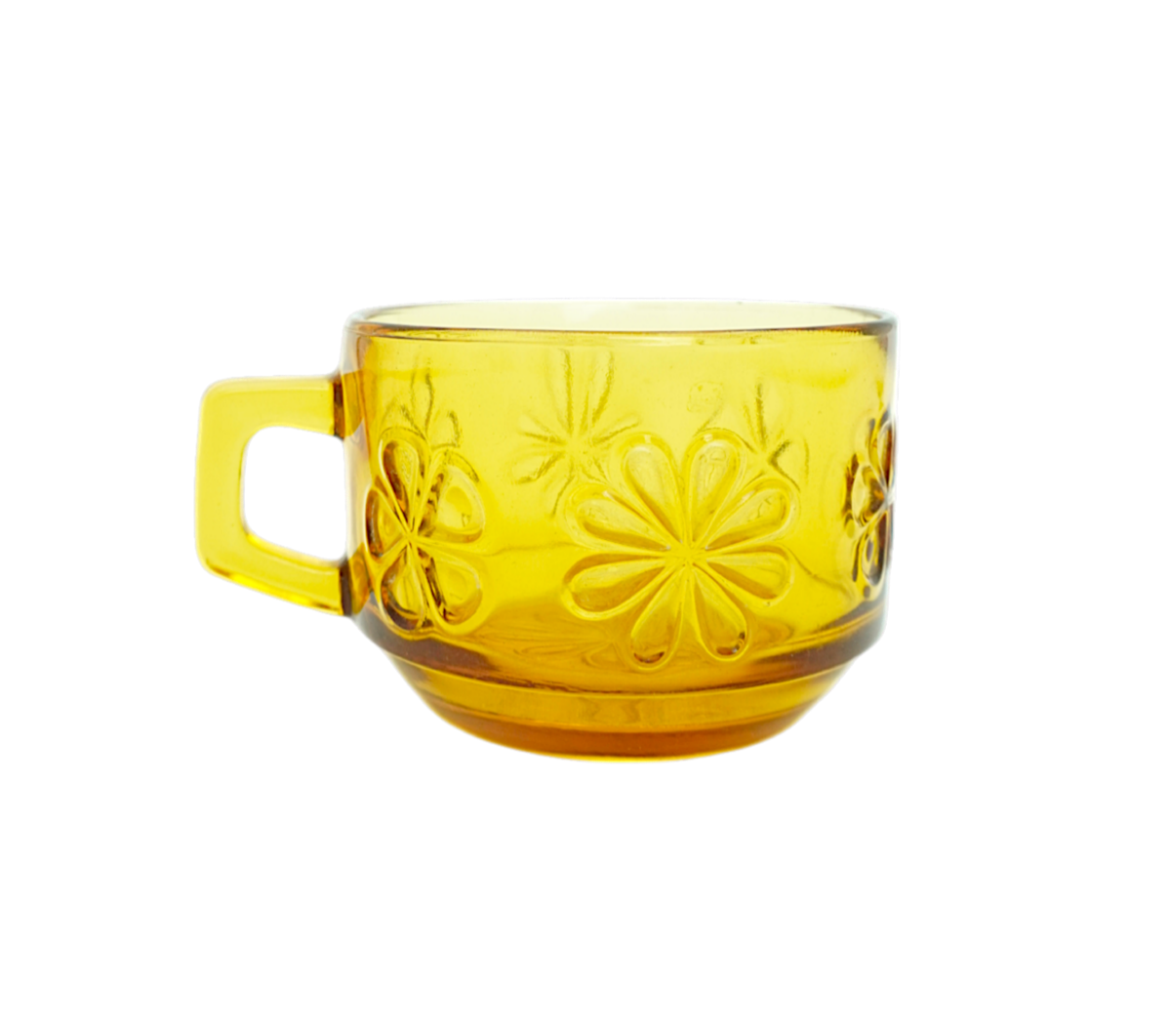 Yellow flower cup