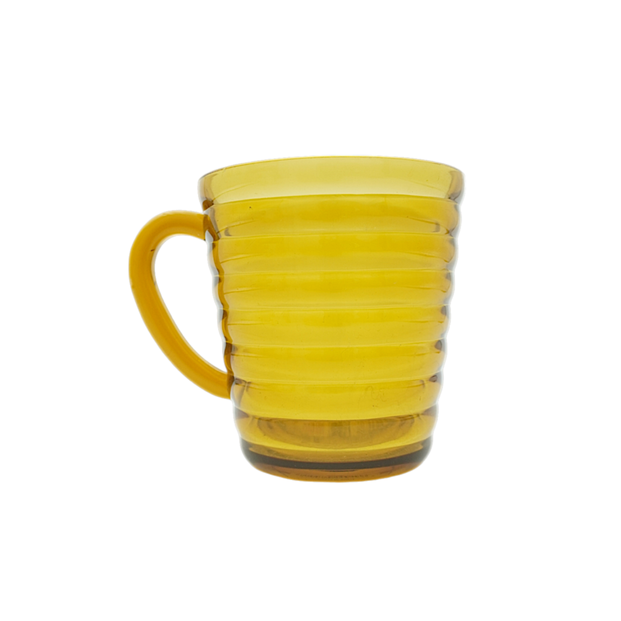 Orange transparent cup