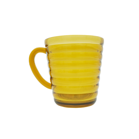 Orange transparent cup