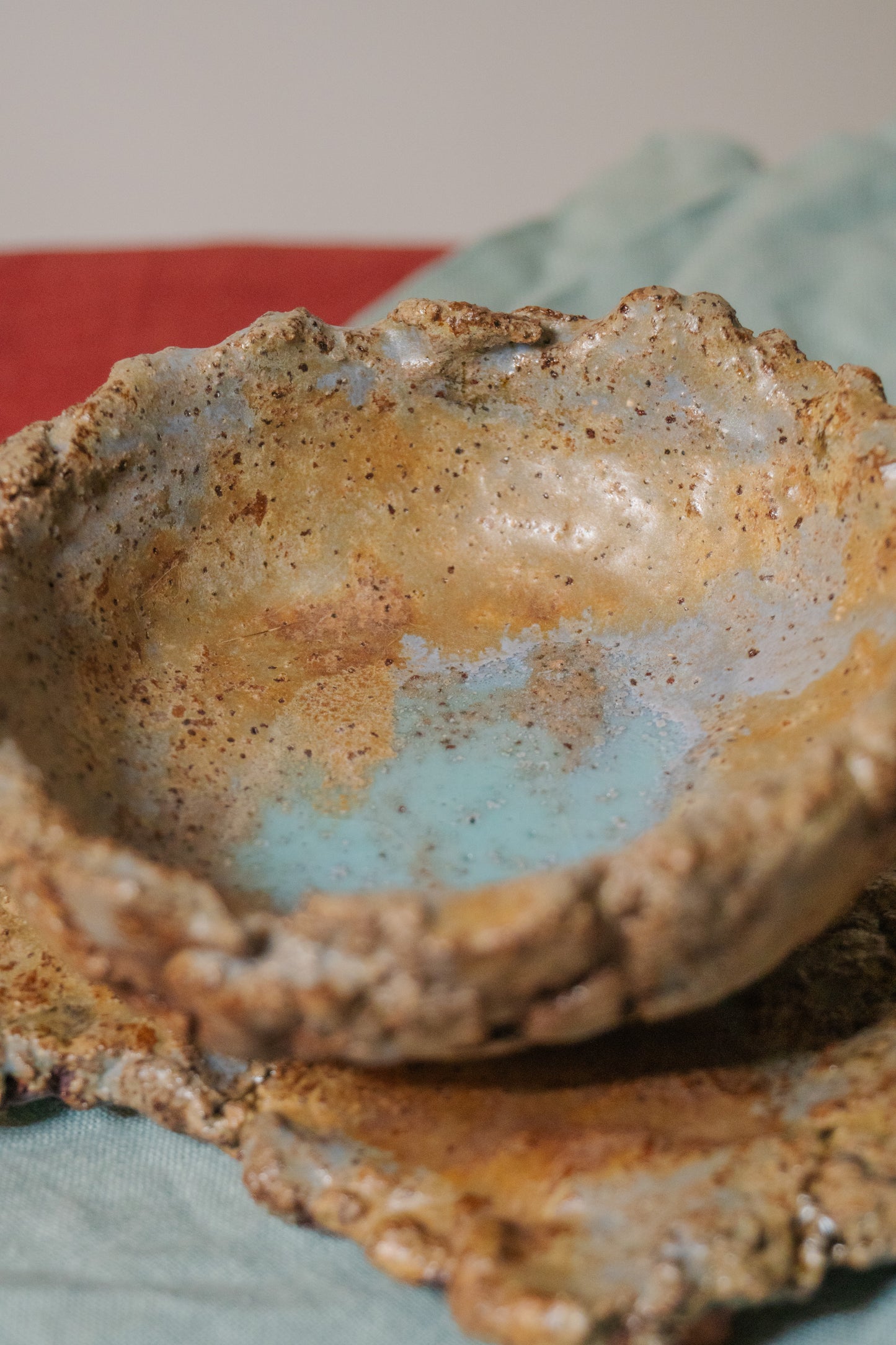 Clay Lapis ⁠Cenote Series: Platter and bowl set