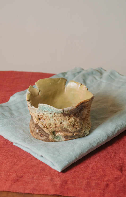Clay Lapis Atoll planter