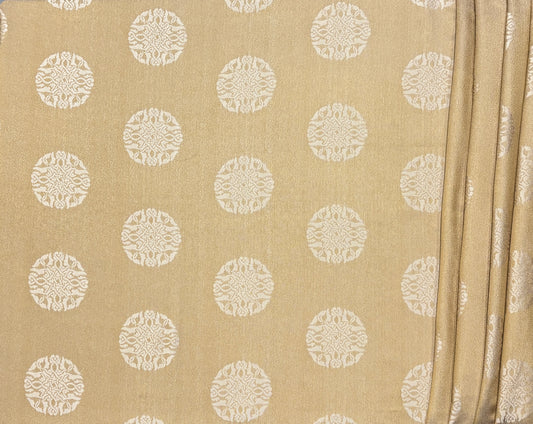Gold reversible table cloth