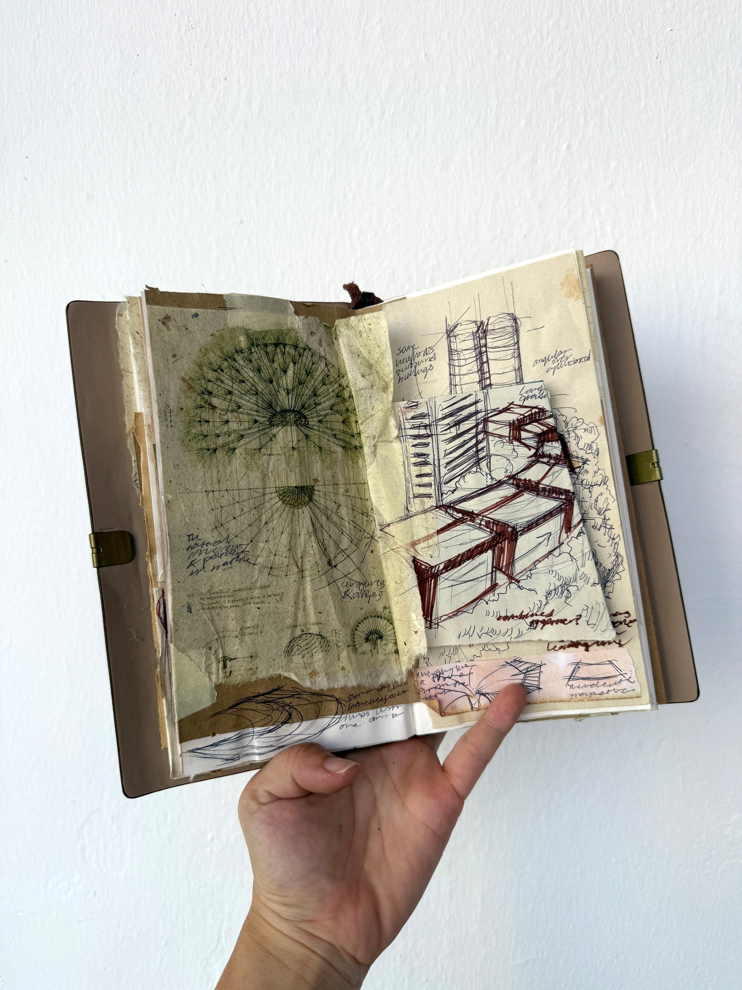 Architecture and nature notebook