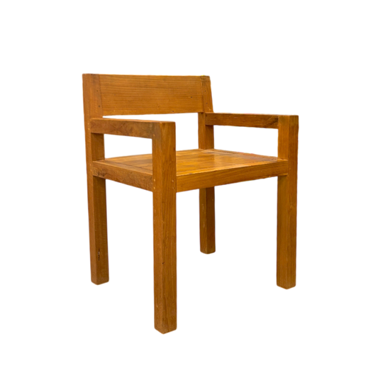 Wooden arm chair
