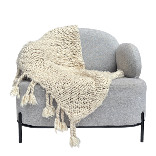 White throw
