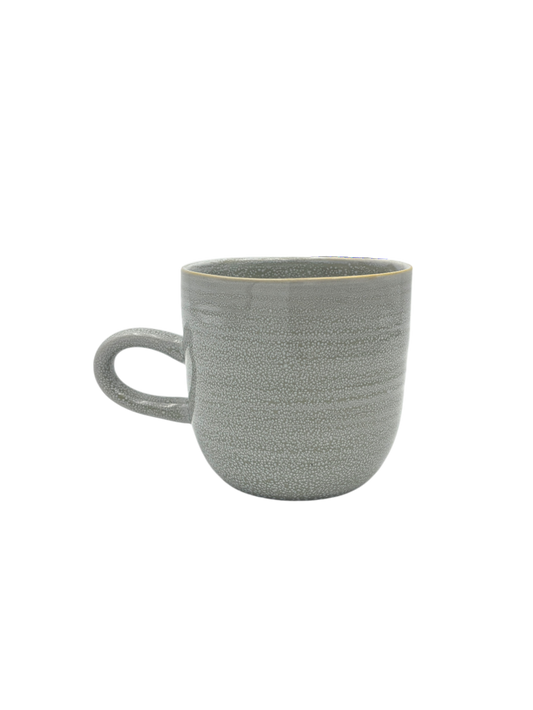 Grey ceramic cup