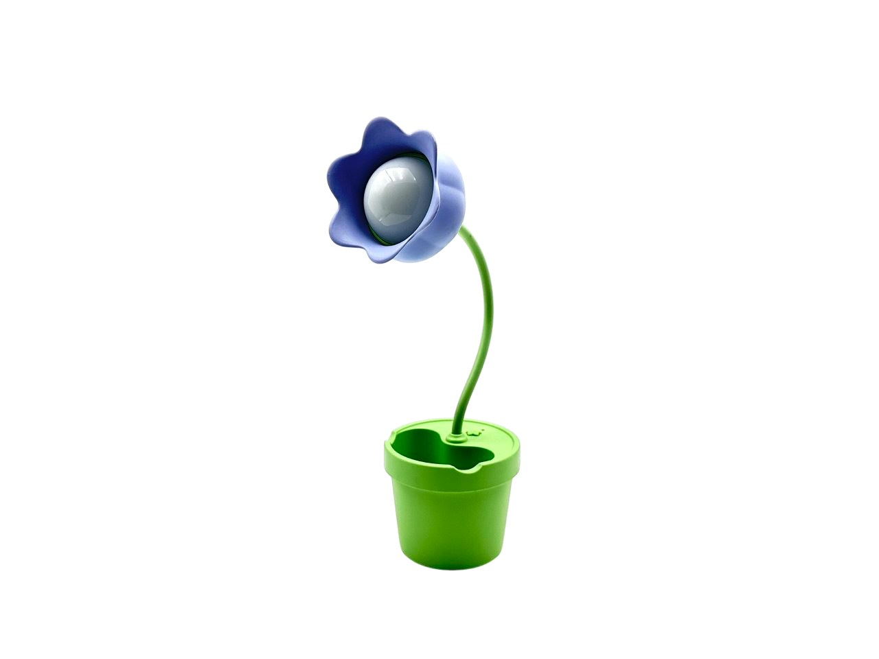 Purple flower lamp