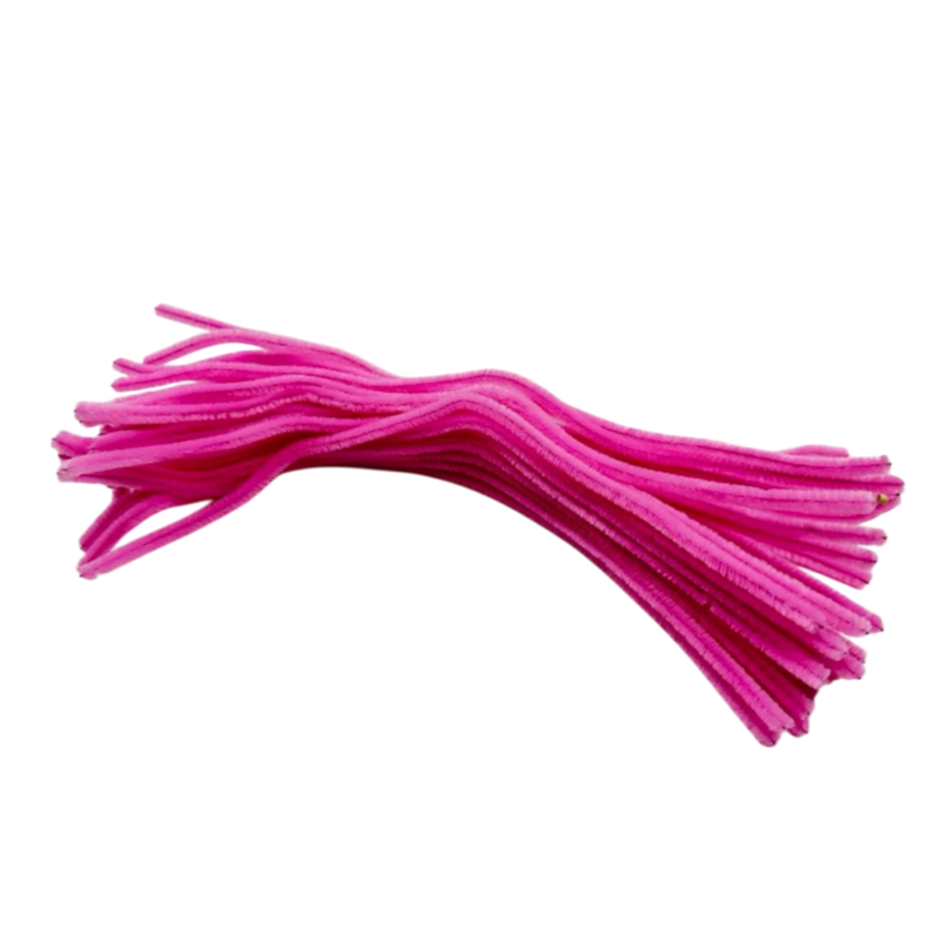Pink pipe cleaners