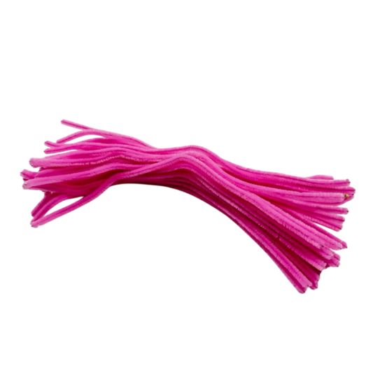 Pink pipe cleaners