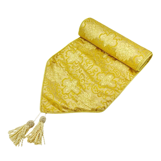 Gold table runner