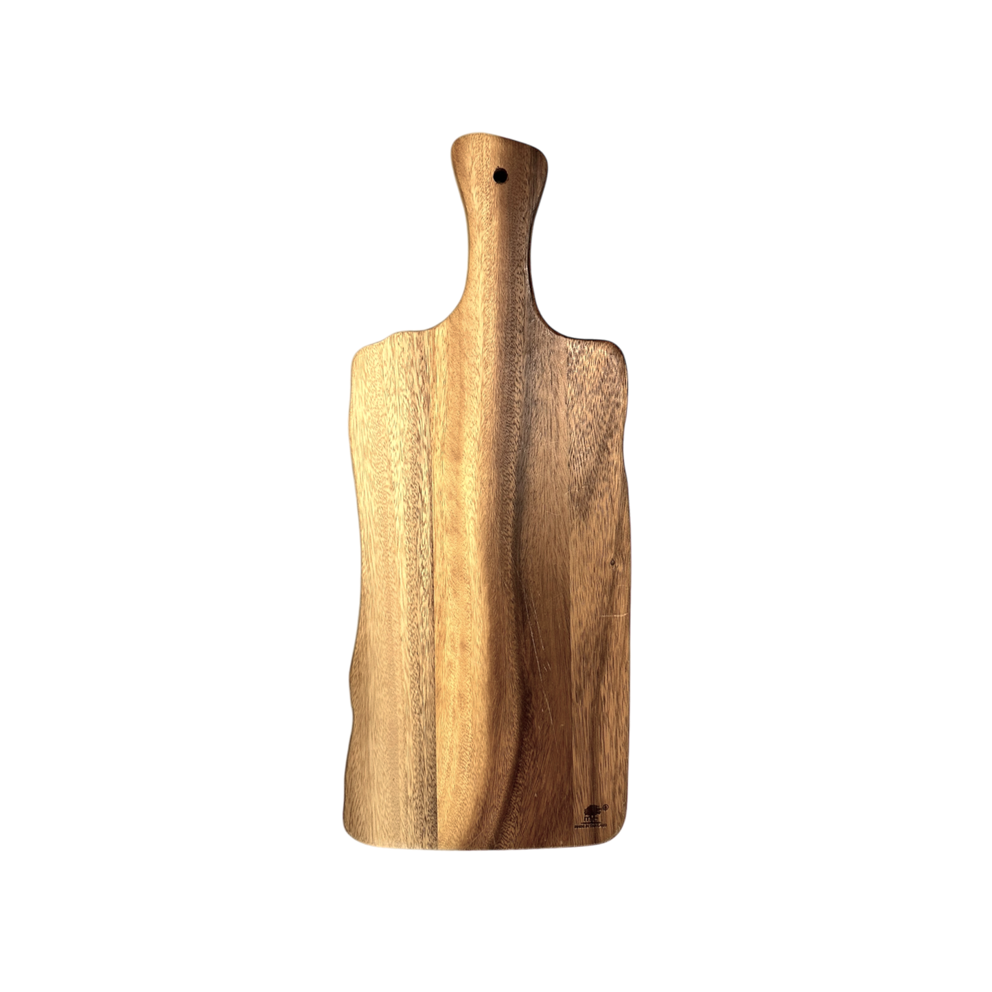 Wooden curved chopping board