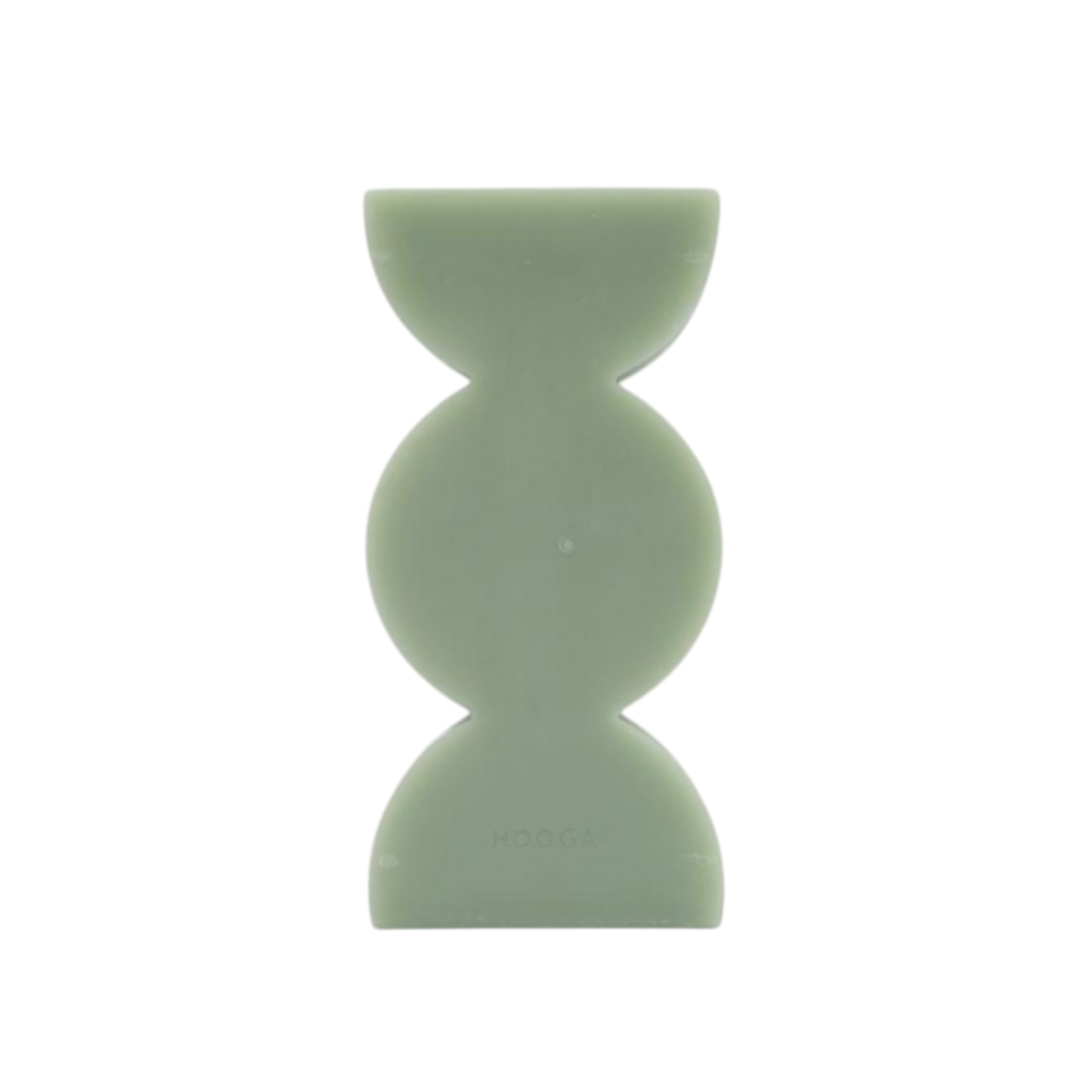 Hourglass wax candle