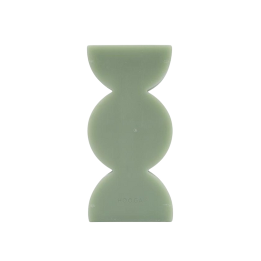 Hourglass wax candle
