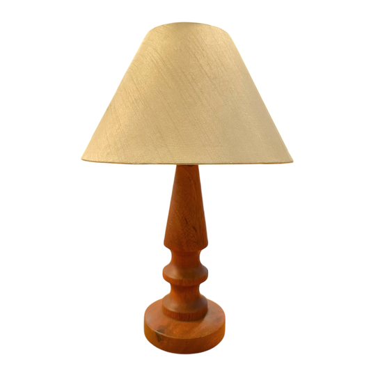 Wood base lamp