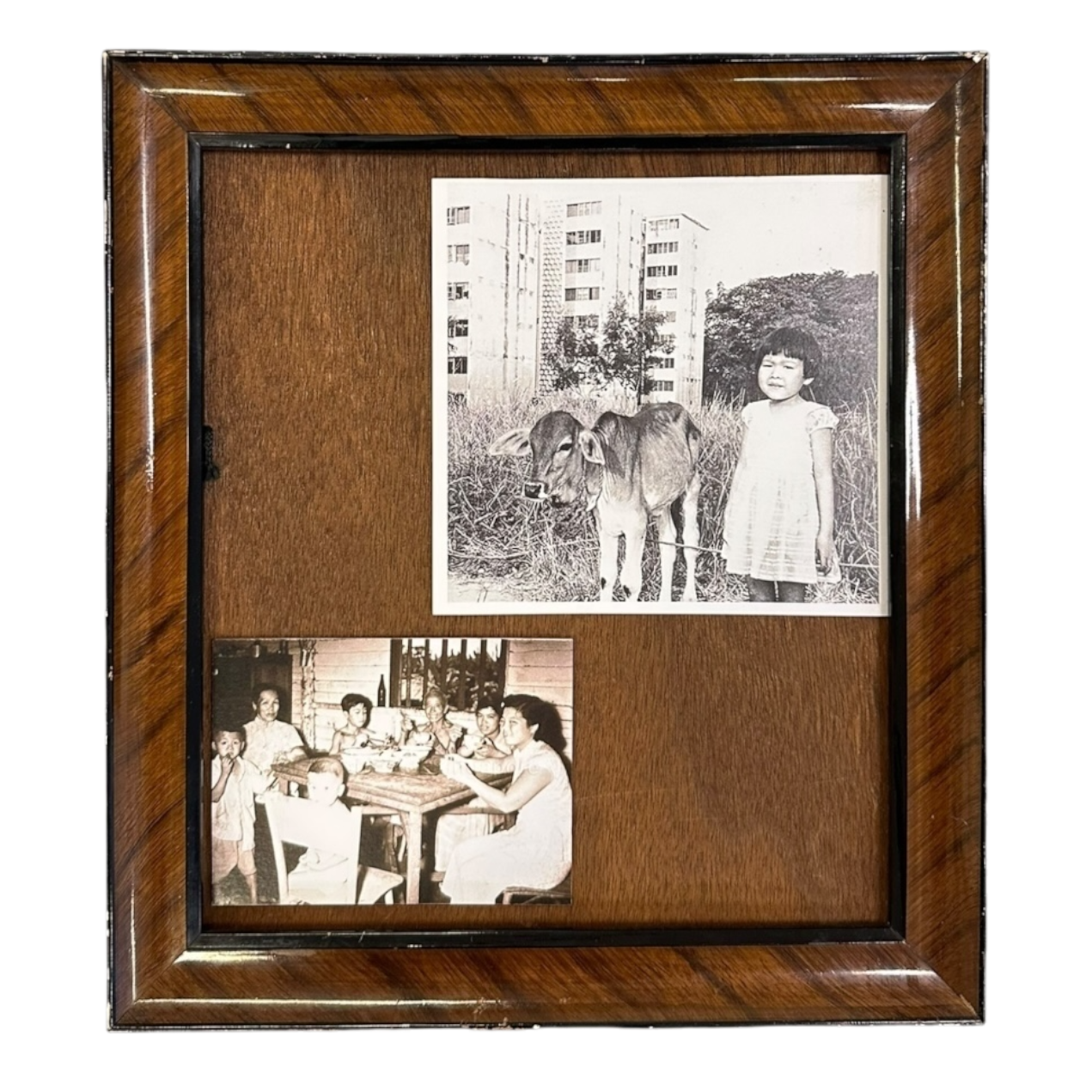 Brown glossy frame