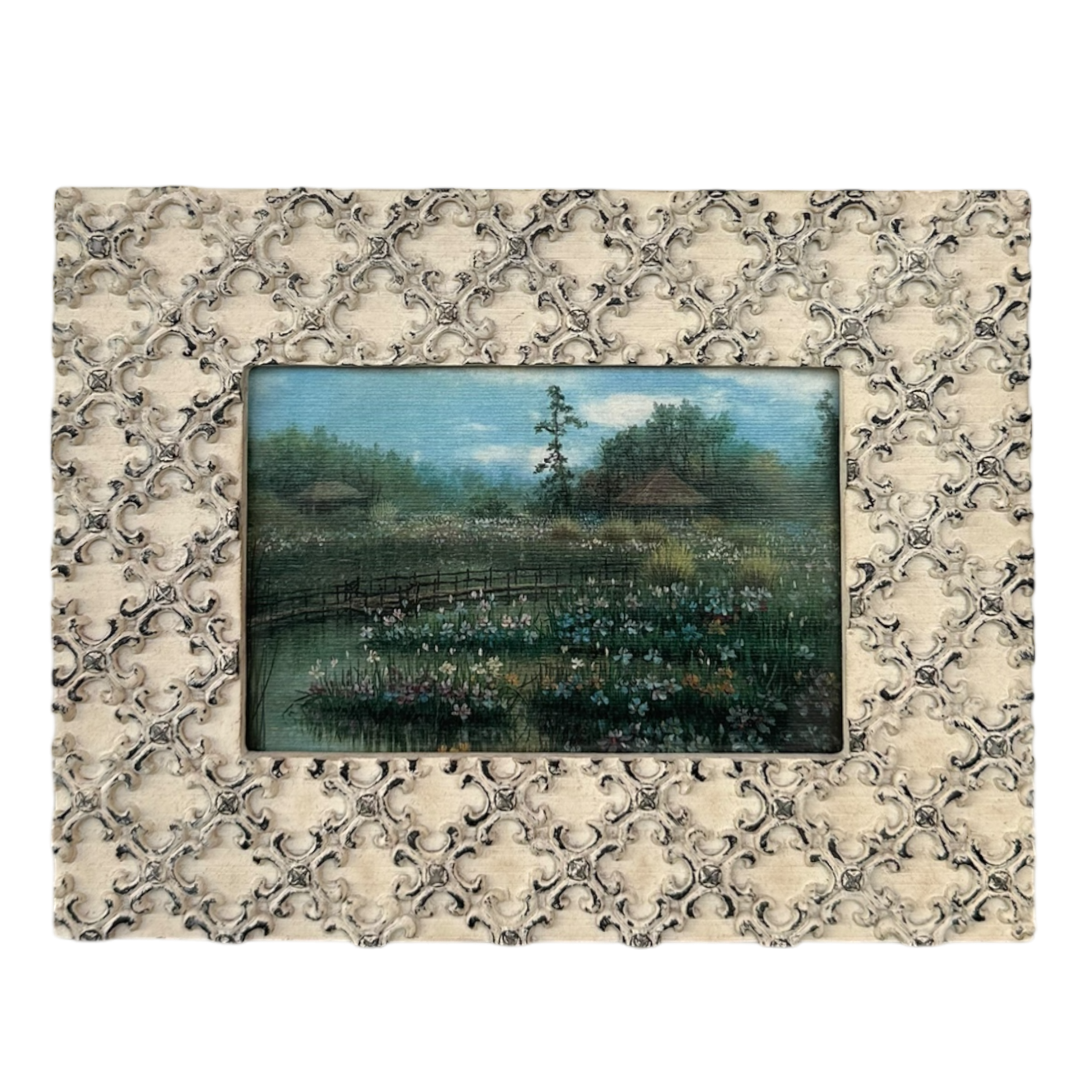 White clover frame