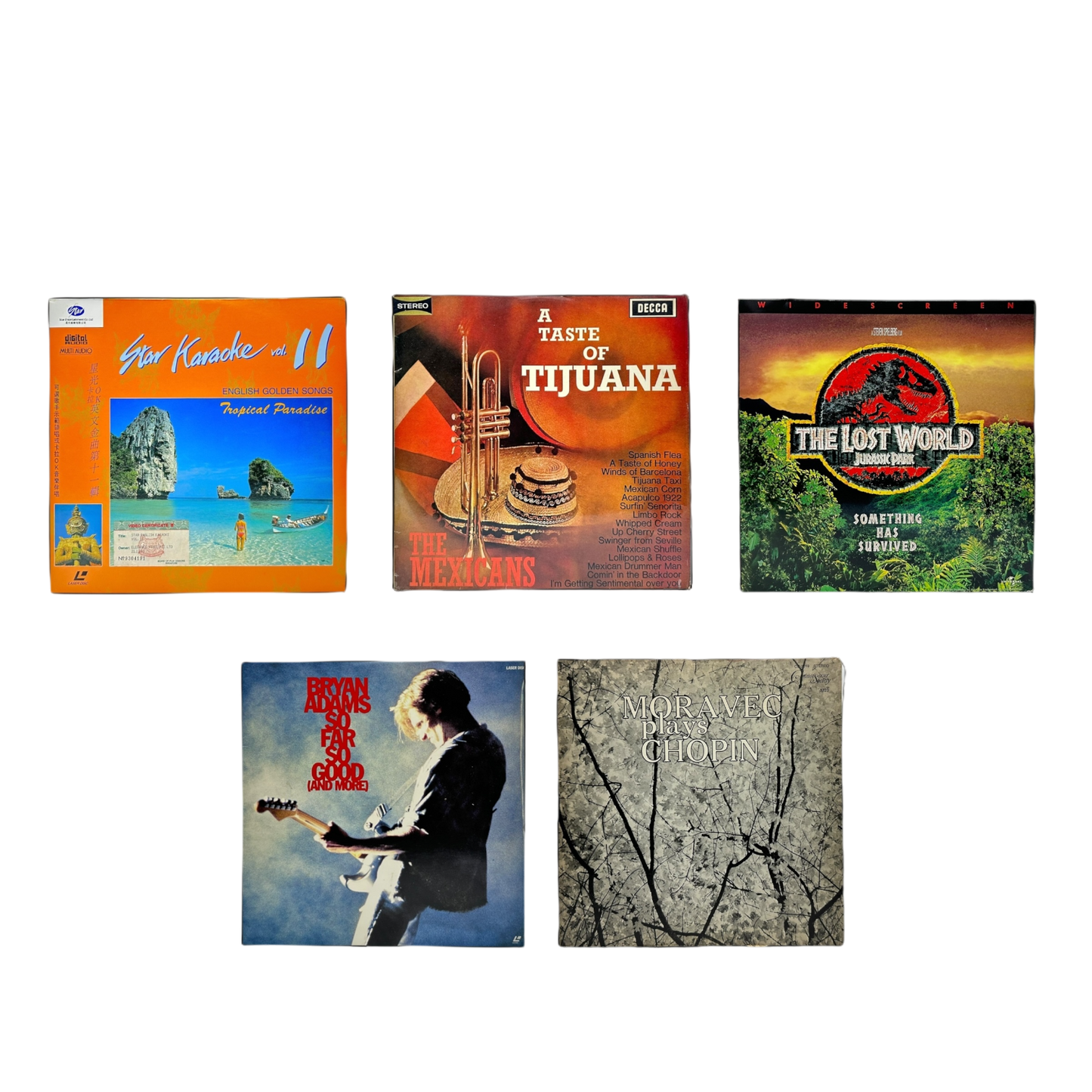 Set of 5 vinyls