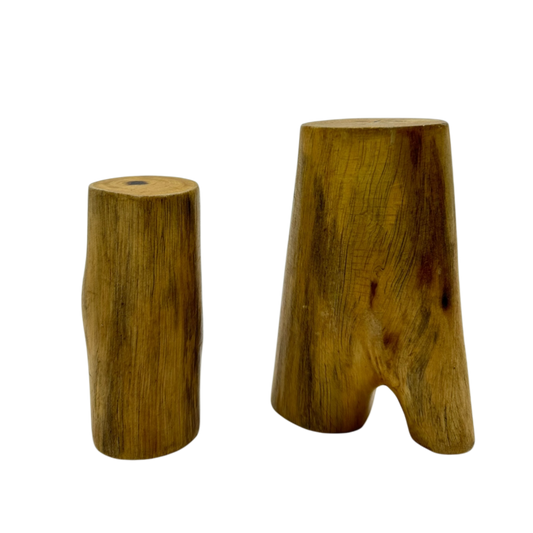 Pair of wood logs