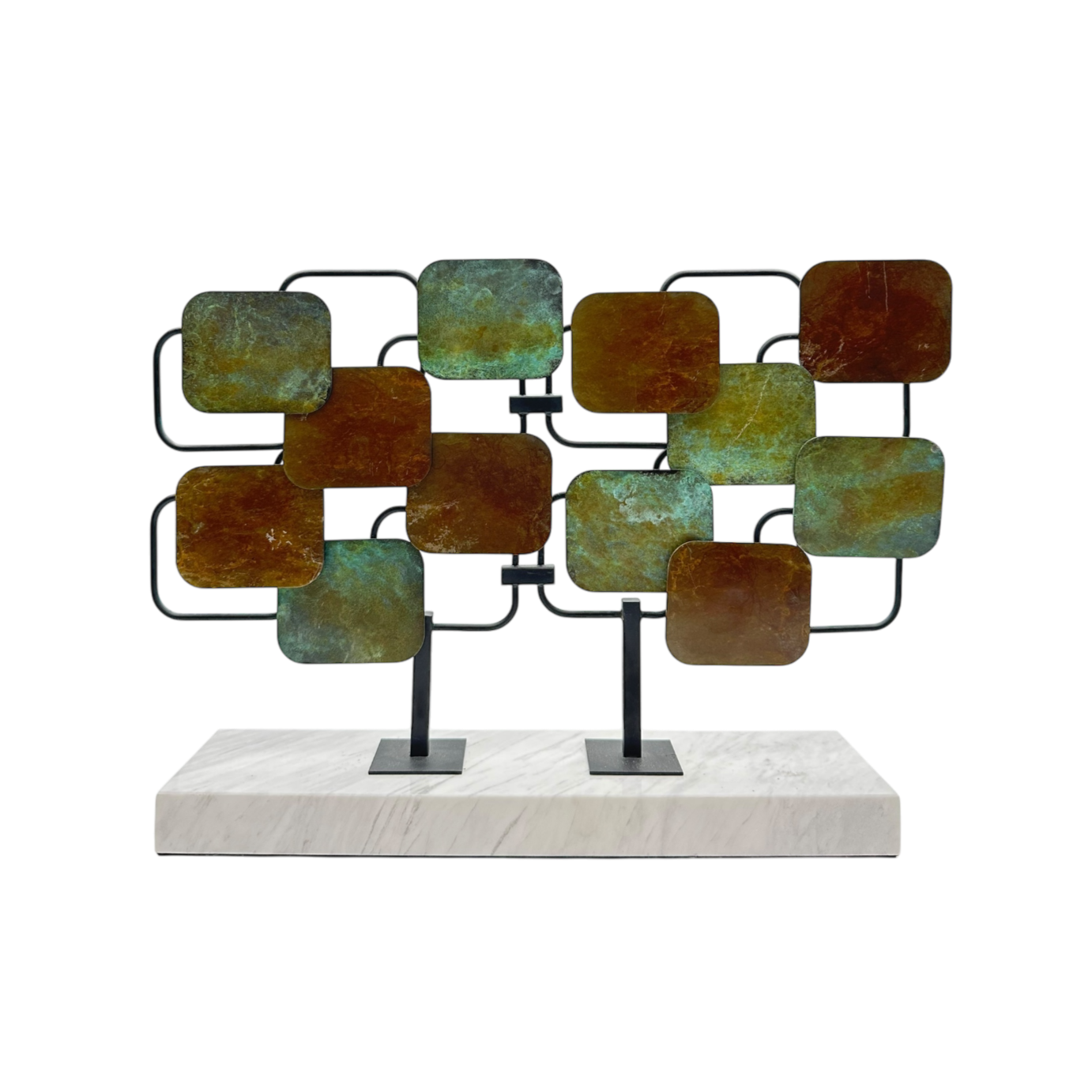Marble based patterned plate (horizontal)