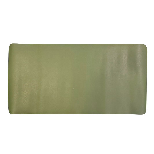 Green leather mat