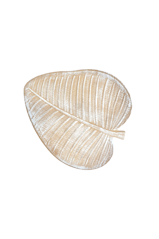 Wood leaf tray