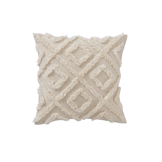 White fluffy cushion